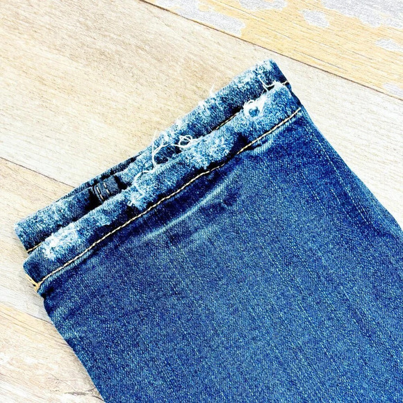 GARAGE Dark blue distressed jeans - Picture 5 of 13